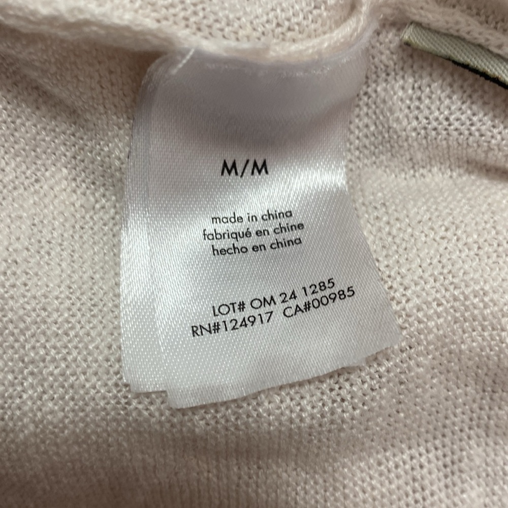 NWOT Onia Linen Long Sleeve Sweater Polo - Picture 11 of 14